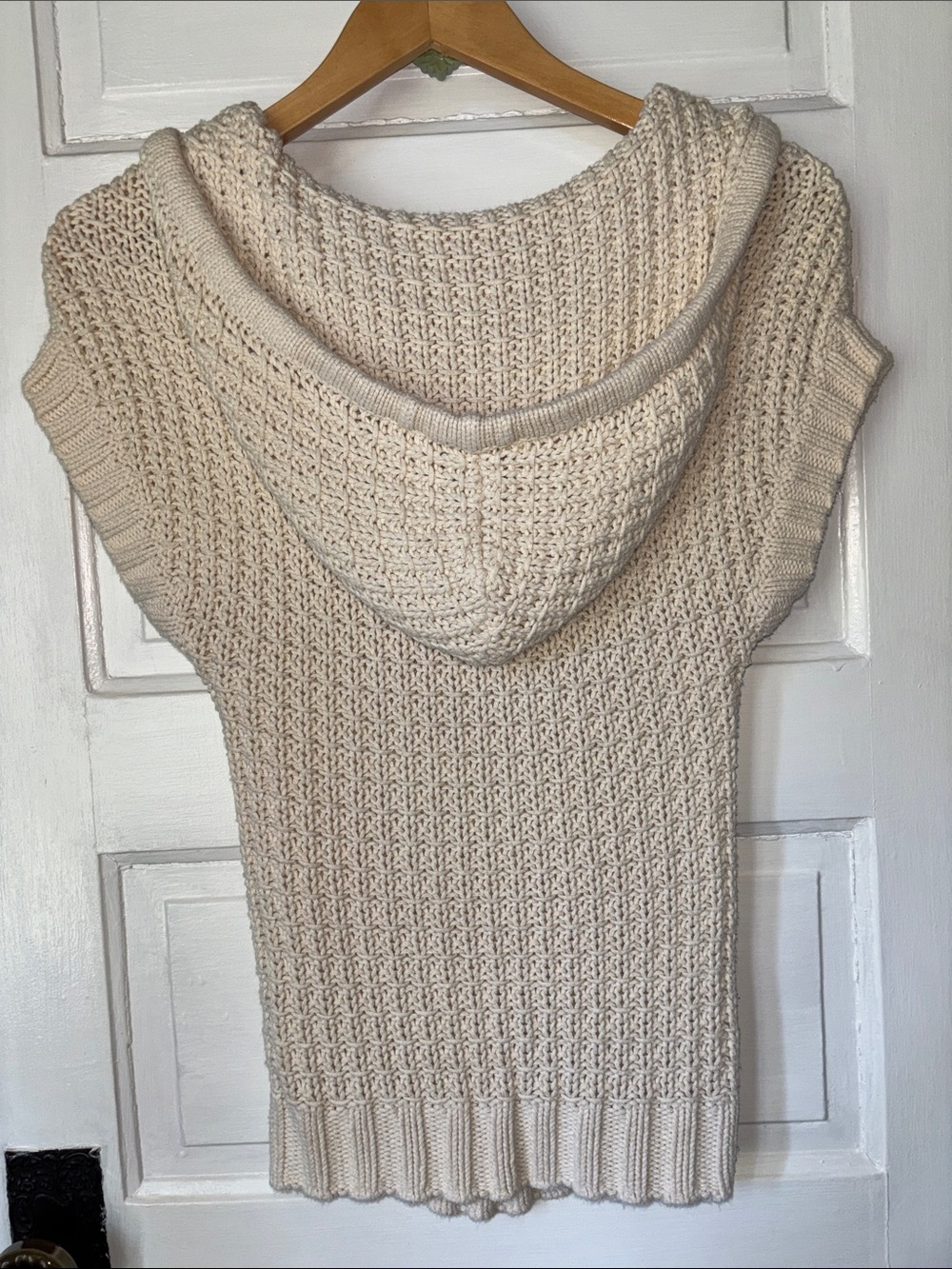 HOLLISTER Y2K SHORT SLEEVE HOODED SWEATER - Picture 5 of 8